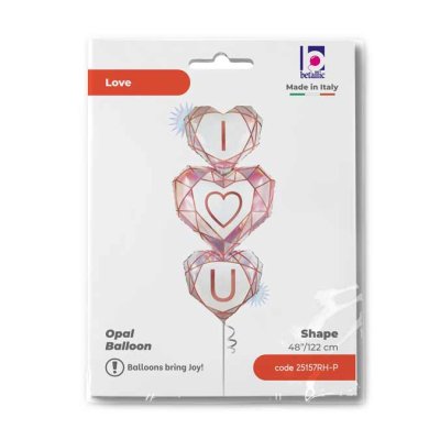 Srdíčka diamanty ILY 48"/122cm fóliový balónek nafukovací - 25157RH-P-Packaged-1.jpg