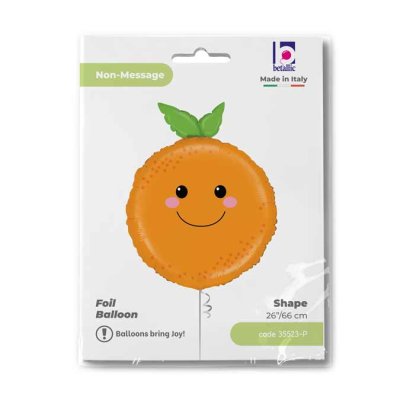 Pomeranč 26" /66cm fóliový balónek nafukovací - 35523-P-Packaged.jpg