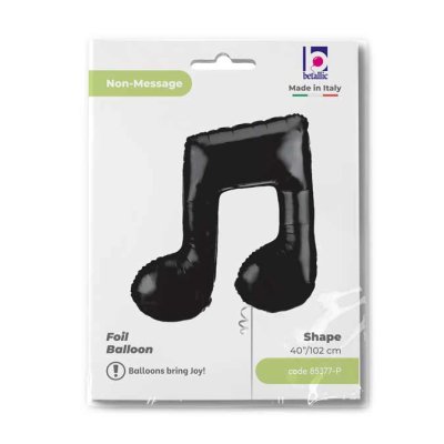 Noty 40"/102cm fóliový balónek nafukovací - 85377-P-Packaged.jpg