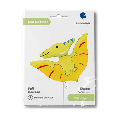Pterodaktyl 34"/86cm fóliová balónek nafukovací - G72023-P-Packaged.jpg