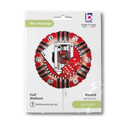 Kasino žeton 18"/46cm fóliový balónek nafukovací - 86268-P-Packaged.jpg