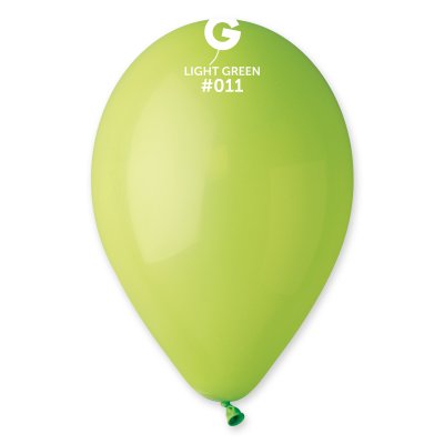 Balónek 33cm/13" #011 světle zelený (50ks/bal) - G120_11_O.jpg