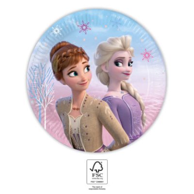 Talíře papírové EKO - Ledové Království 2 DISNEY 20cm/8ks