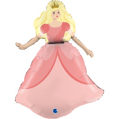 Princezna 35"/89cm fóliový balónek nafukovací