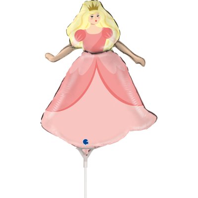MINI Princezna 14"/35 cm fóliový balónek nafukovací