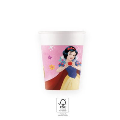 Kelímky papírové EKO - Princezny 200ml/8ks