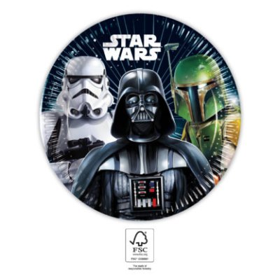 Talíře papírové EKO - Star Wars 20cm/8ks