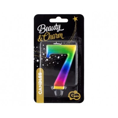 Svíčka dortová číslo 7 GALAXY barevná 8cm - PF-SCG7_2.jpg