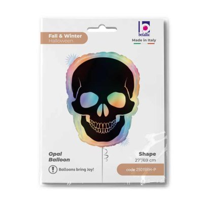 Lebka na batice 27"/69cm fóliový balónek nafukovací - 25015RH-P-Packaged-1.jpg
