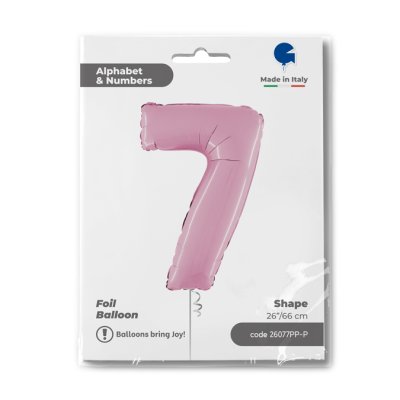 ČÍSLICE pastel Růžová 7 (66cm,26") fóliový balónek nafukovací - 26077PP-P-Packaged-1.jpg