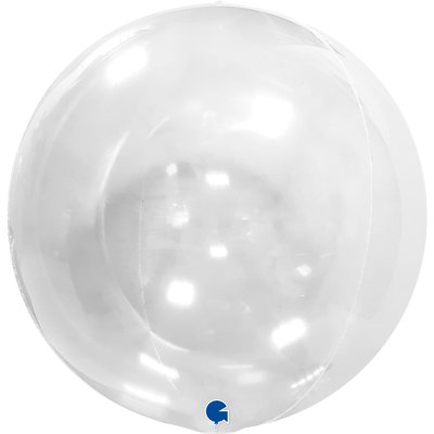 Koule průhledná 19"/48cm 4D fóliový balónek nafukovací