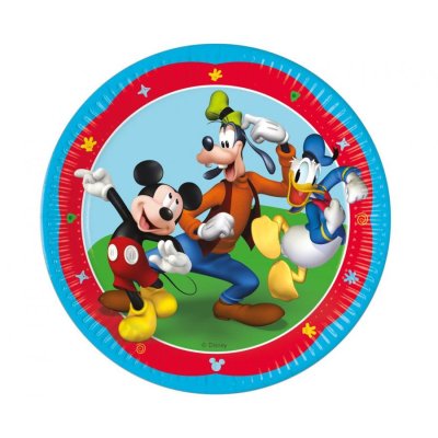 Talíře papírové EKO - Mickey Mouse (Rock the House) 23cm/8ks