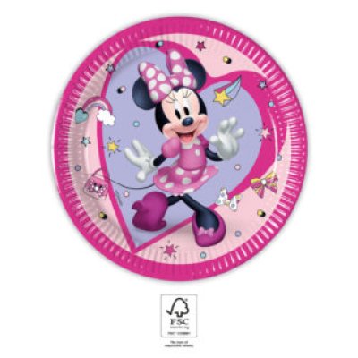 Talíře papírové EKO - Minnie Mouse (Junior Disney) 20cm/8ks