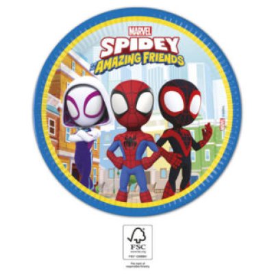 Talíře papírové EKO - Spidey (Marvel) 23cm/8ks